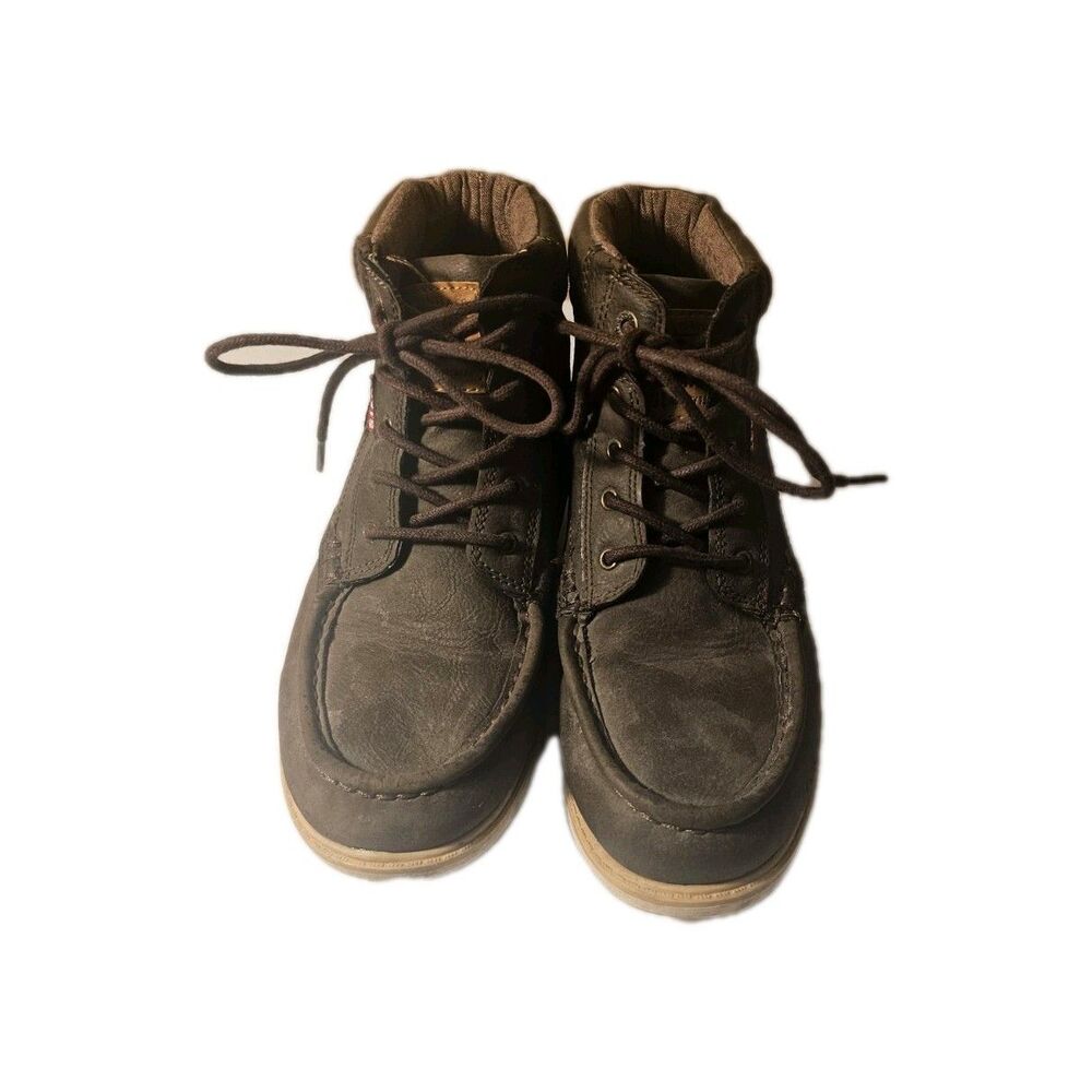 Levis 501 Boots Youth Brown Size 4